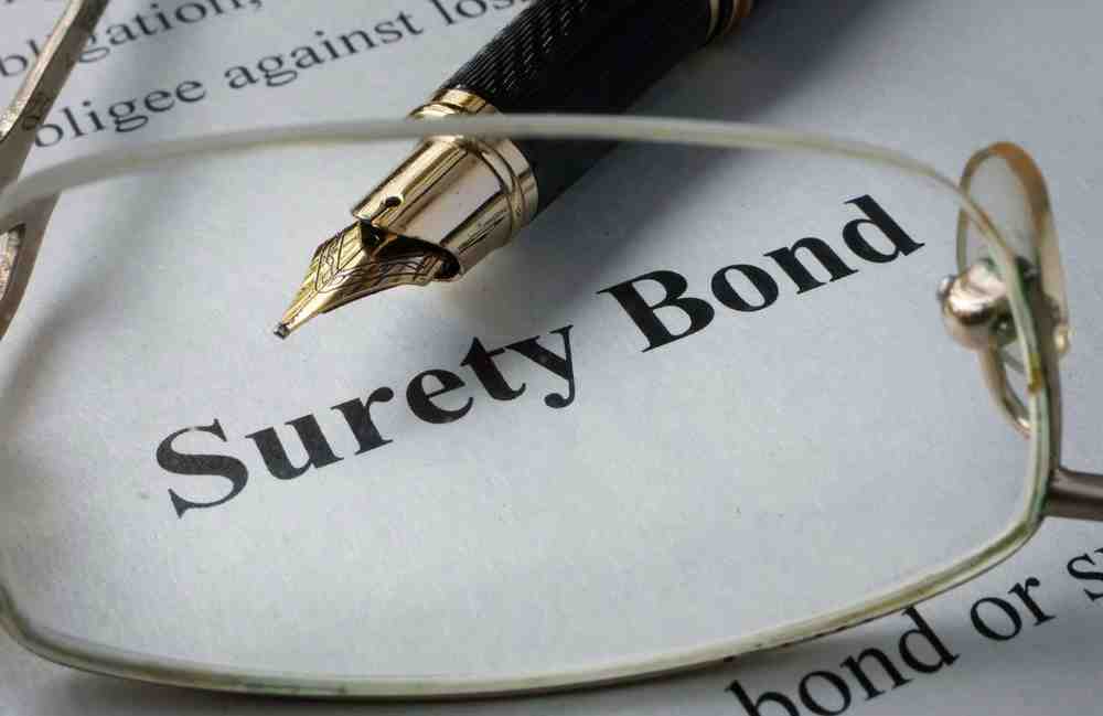 The words surety bond in a book about Bond insurance