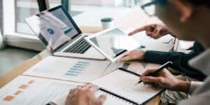 Insurance Agents doing an Insurance Audit