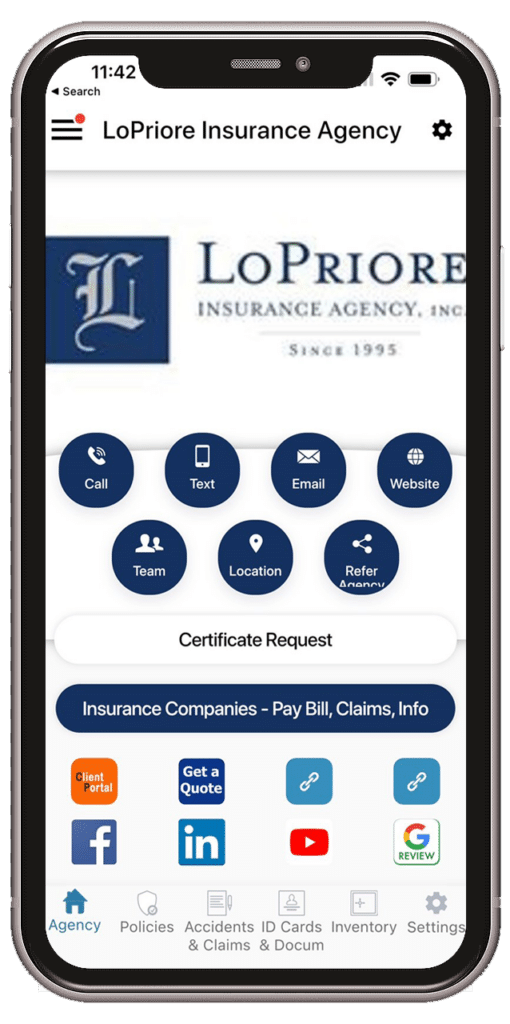LoPriore Insurance App